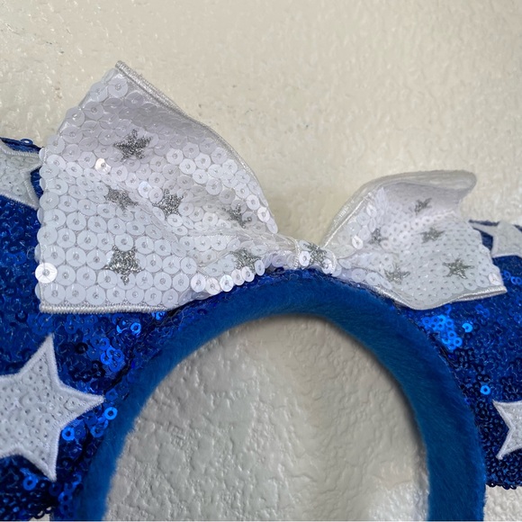 Disney Blue White Star Ears - Picture 2 of 4